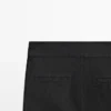 100 % pellavasta valmistetut kick flare -malliset housut