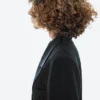 Blazer-tyylinen mekko satiinikoristeilla Blazer-tyylinen mekko satiinikoristeilla