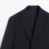 Cool Wool -sekoitteesta valmistettu puvun bleiseri Cool Wool -sekoitteesta valmistettu puvun bleiseri