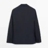 Cool Wool -sekoitteinen ruudullinen bleiseri Cool Wool -sekoitteinen ruudullinen bleiseri
