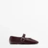 Crackled Leather Ballet Flats Crackled Leather Ballet Flats