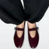 Crackled Leather Ballet Flats Crackled Leather Ballet Flats