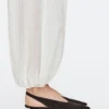 Halkaistu mokkanahkaiset slingback-kengät Halkaistu mokkanahkaiset slingback-kengät