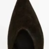 Halkaistu mokkanahkaiset slingback-kengät Halkaistu mokkanahkaiset slingback-kengät