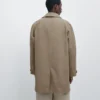 Kevyt puuvillaseos-trenchcoat Kevyt puuvillaseos-trenchcoat