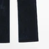 Korkeavyötäröiset boot-cut-farkut, flokattu pinta Korkeavyötäröiset boot-cut-farkut, flokattu pinta