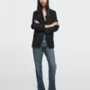 Korkeavyötäröiset bootcut-farkut Korkeavyötäröiset bootcut-farkut