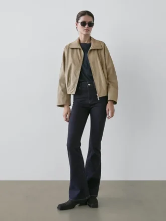 Korkeavyötäröiset, kellotetut skinny-farkut