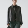 Lyhyt nappanahkatakki Lyhyt nappanahkatakki