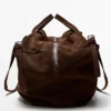 Mokkanahkainen maxi-duffel-laukku Mokkanahkainen maxi-duffel-laukku