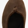 Nahkaiset ballerinat, joissa solmu Nahkaiset ballerinat, joissa solmu