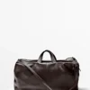 Nappanahkainen maxi-duffel-laukku