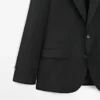 Nauhakuvioinen Cool Wool -puvun bleiseri Nauhakuvioinen Cool Wool -puvun bleiseri