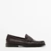 Pehmeät, öljytty nahkaiset penny-Loaferit Pehmeät, öljytty nahkaiset penny-Loaferit