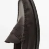 Pehmeät, öljytty nahkaiset penny-Loaferit Pehmeät, öljytty nahkaiset penny-Loaferit