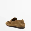 Pehmeät split-nahkaiset loaferit Pehmeät split-nahkaiset loaferit