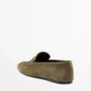Pehmeät split-nahkaiset loaferit Pehmeät split-nahkaiset loaferit