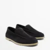 Pehmeät split-nahkaiset loaferit Pehmeät split-nahkaiset loaferit