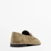 Pehmeät split-nahkaiset loaferit Pehmeät split-nahkaiset loaferit