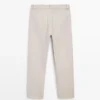 Pellavasta valmistetut semi-jogger-malliset housut Pellavasta valmistetut semi-jogger-malliset housut