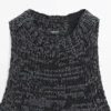 Pilkullinen neulottu halterneck-toppi Pilkullinen neulottu halterneck-toppi