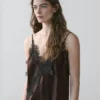 Pitsikoristeinen camisole-meko Pitsikoristeinen camisole-meko