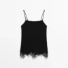 Pitsikoristeinen camisole-toppi Pitsikoristeinen camisole-toppi