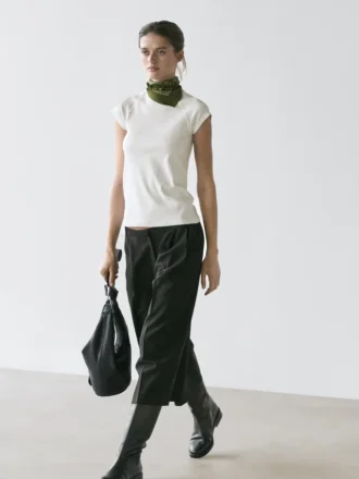 Puuvillainen T-paidat, lyhyet raglanhihat