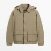 Puuvillaseoksesta valmistettu parka, jossa on taskut Puuvillaseoksesta valmistettu parka, jossa on taskut