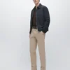 Puuvillaseoksesta valmistetut slim fit -housut Puuvillaseoksesta valmistetut slim fit -housut