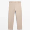 Puuvillaseoksesta valmistetut slim fit -housut Puuvillaseoksesta valmistetut slim fit -housut