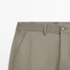 Puuvillaseoksesta valmistetut slim fit -housut Puuvillaseoksesta valmistetut slim fit -housut