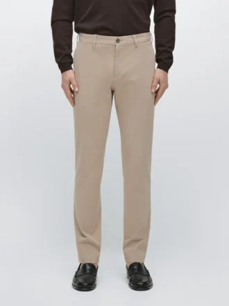 Puuvillaseoksesta valmistetut slim fit -housut