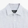Raidallinen slim fit -linenpaita Raidallinen slim fit -linenpaita