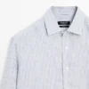 Raidallinen slim fit -linenpaita Raidallinen slim fit -linenpaita