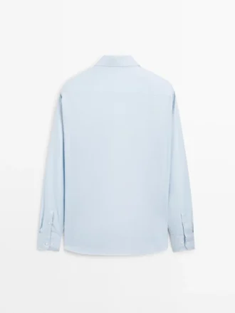 Slim Fit 100 % puuvillainen Oxford-kauluspaita