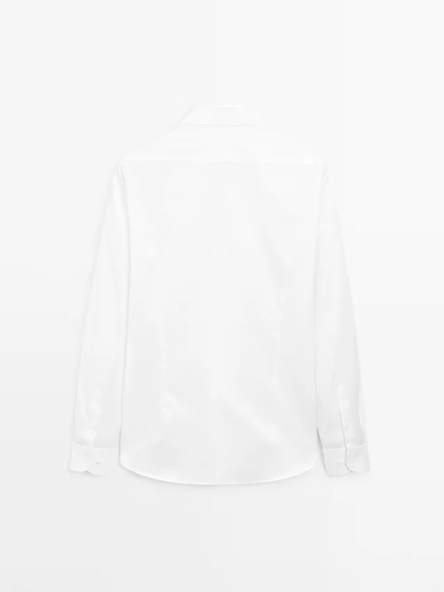 Slim Fit -kauluspaita, 100 % puuvillatwilliä Slim Fit -kauluspaita, 100 % puuvillatwilliä