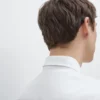Slim Fit -kauluspaita joustavasta puuvillaseoksesta Slim Fit -kauluspaita joustavasta puuvillaseoksesta