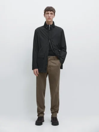Slim-fit-malliset mikrokuvioidut housut