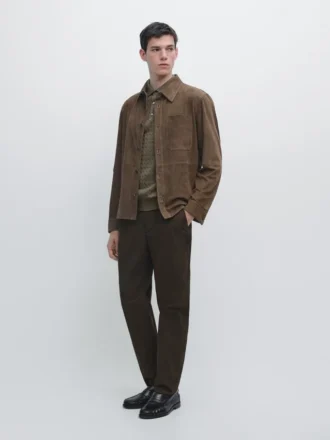Slim Fit -puuvillahousut
