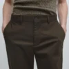 Slim Fit -puuvillahousut Slim Fit -puuvillahousut