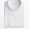 Slim Fit -puuvillakauluspaita, jossa on kaksinkertaiset hihansuut Slim Fit -puuvillakauluspaita, jossa on kaksinkertaiset hihansuut