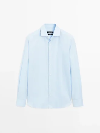 Slim Fit -raita-kauluspaita