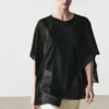 Surplice-mallinen pellavaseos-kapetoppi Surplice-mallinen pellavaseos-kapetoppi