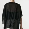 Surplice-mallinen pellavaseos-kapetoppi Surplice-mallinen pellavaseos-kapetoppi