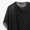 Surplice-mallinen pellavaseos-kapetoppi Surplice-mallinen pellavaseos-kapetoppi