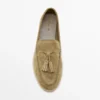 Tassel-koristeiset split-nahkaiset loaferit Tassel-koristeiset split-nahkaiset loaferit