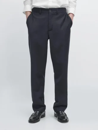 Villaiset houndstooth-housut