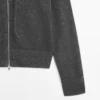 Villaseosneuletakit, vetoketjullinen, hupulla Villaseosneuletakit, vetoketjullinen, hupulla