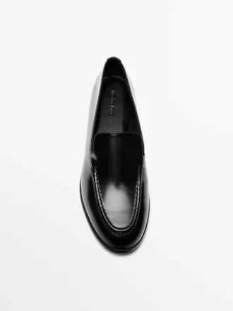 Viralliset nahkaiset loaferit